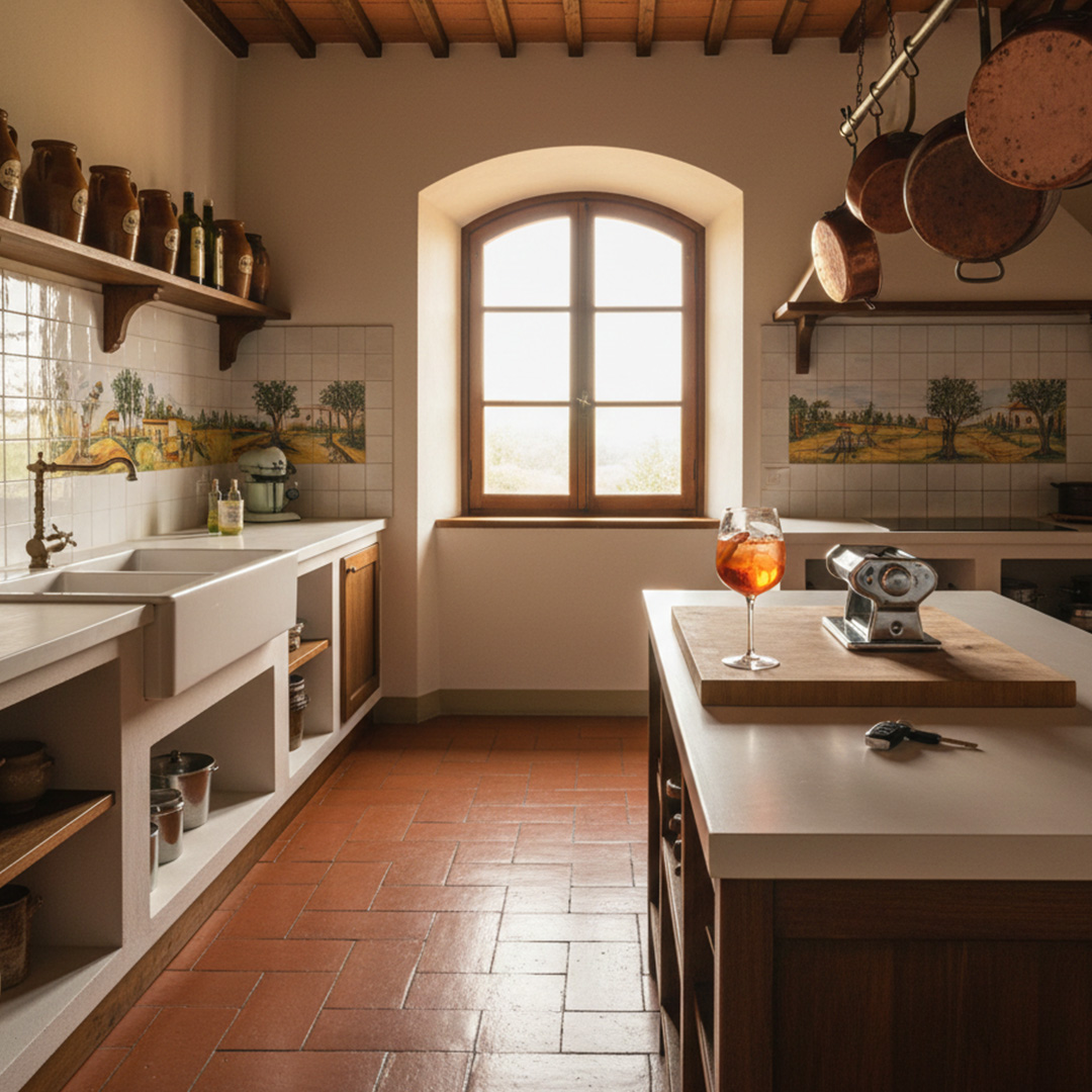 Tuscan style kitchen